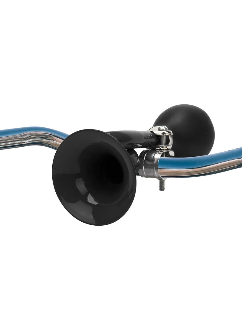 Bugle Horn, Retro Clown Siren, Kids Bike Hooter, Classic Vintage Metal Twist Loudspeaker Snail Air Horn for Vehicles, Bicycles, Golf Cart - Image 3